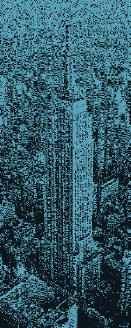 The Manhattan skyline